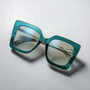 Teal Anti-blue Light Glasses